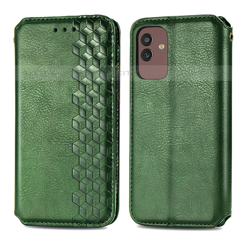 Funda de Cuero Cartera con Soporte Carcasa S01D para Samsung Galaxy M13 5G Verde