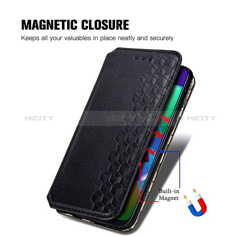 Funda de Cuero Cartera con Soporte Carcasa S01D para Samsung Galaxy M30s