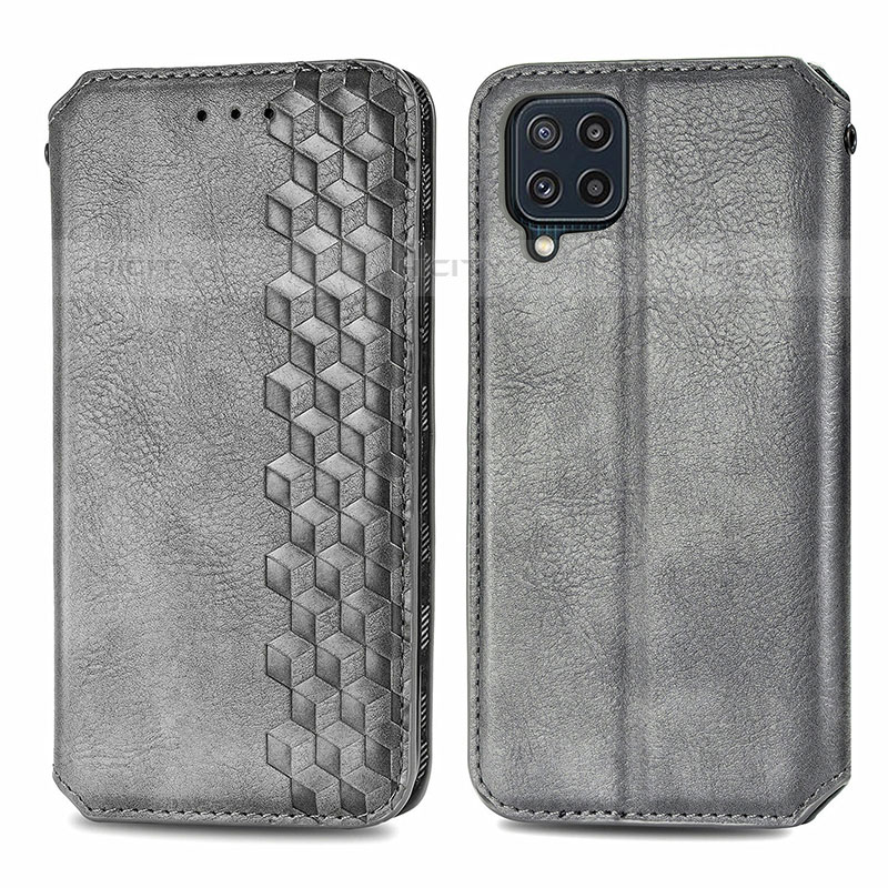 Funda de Cuero Cartera con Soporte Carcasa S01D para Samsung Galaxy M32 4G