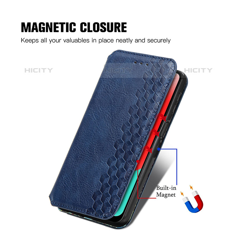 Funda de Cuero Cartera con Soporte Carcasa S01D para Samsung Galaxy M32 5G