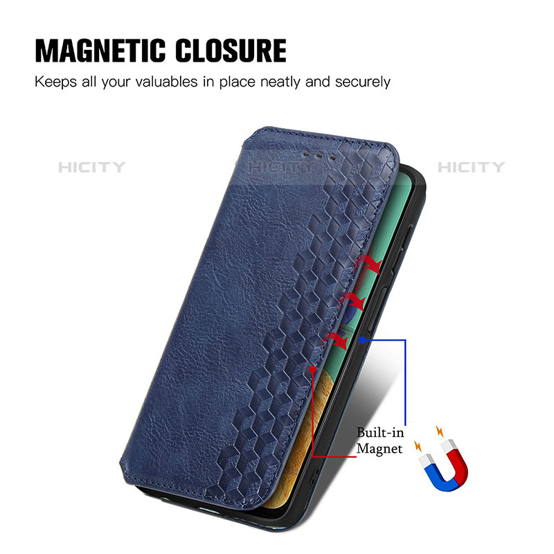 Funda de Cuero Cartera con Soporte Carcasa S01D para Samsung Galaxy M33 5G