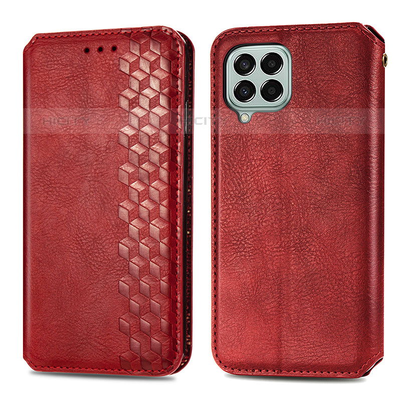 Funda de Cuero Cartera con Soporte Carcasa S01D para Samsung Galaxy M33 5G