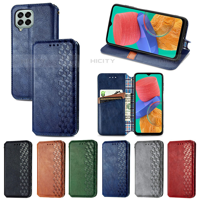 Funda de Cuero Cartera con Soporte Carcasa S01D para Samsung Galaxy M33 5G