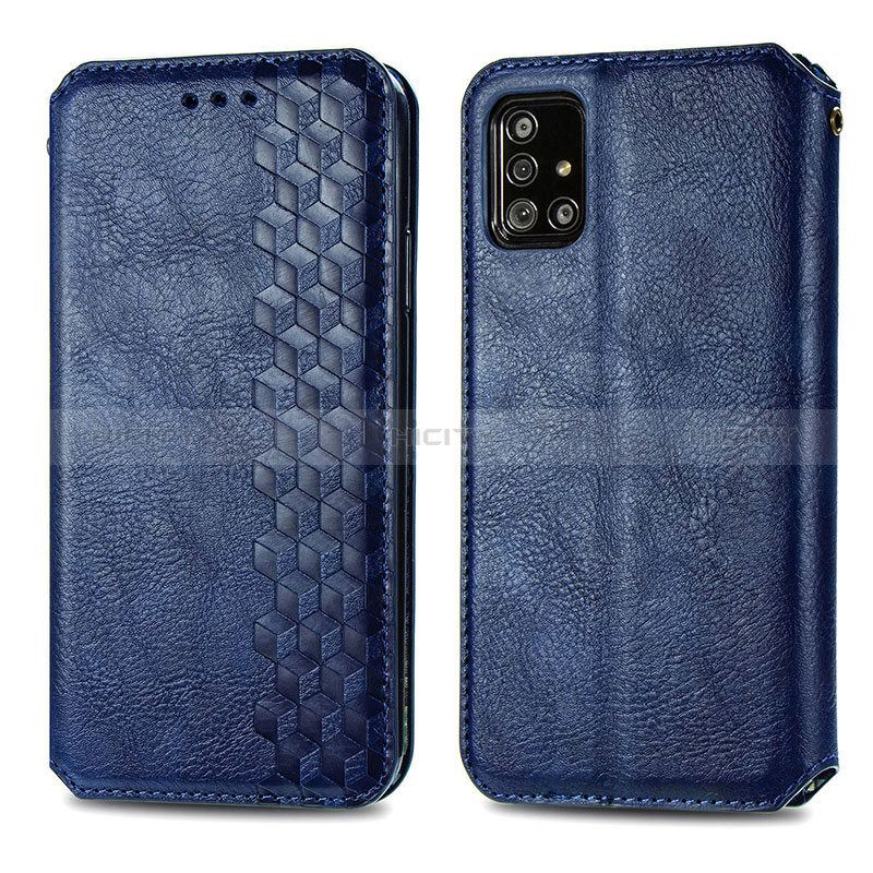 Funda de Cuero Cartera con Soporte Carcasa S01D para Samsung Galaxy M40S