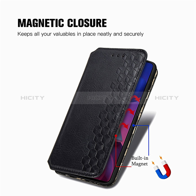 Funda de Cuero Cartera con Soporte Carcasa S01D para Samsung Galaxy M51