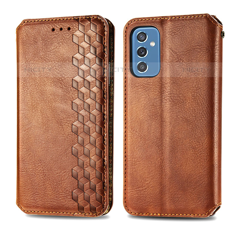 Funda de Cuero Cartera con Soporte Carcasa S01D para Samsung Galaxy M52 5G