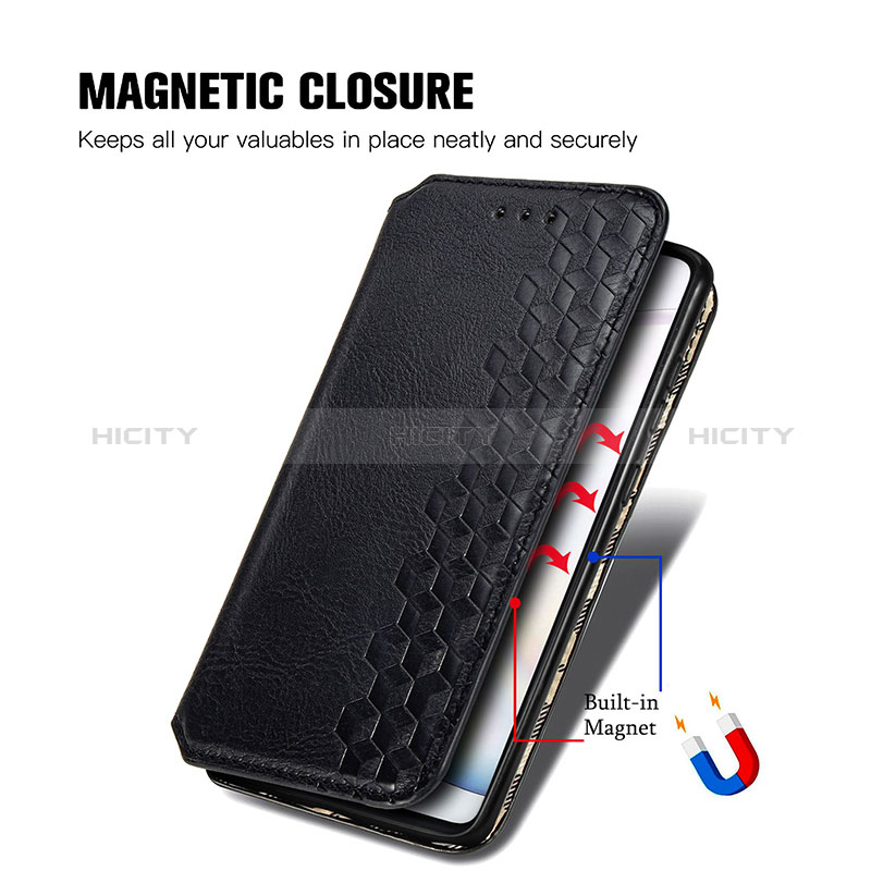 Funda de Cuero Cartera con Soporte Carcasa S01D para Samsung Galaxy M60s