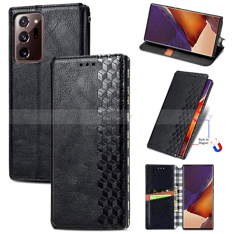 Funda de Cuero Cartera con Soporte Carcasa S01D para Samsung Galaxy Note 20 Ultra 5G