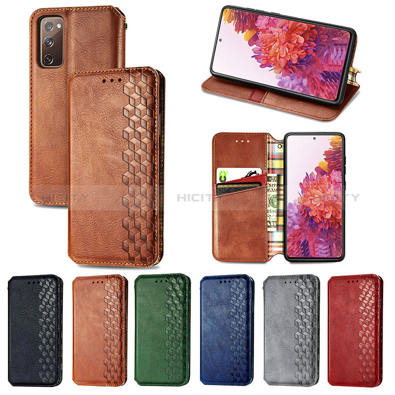 Funda de Cuero Cartera con Soporte Carcasa S01D para Samsung Galaxy S20 FE 5G