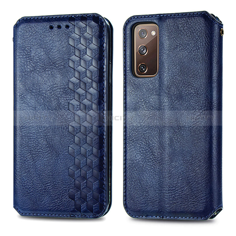 Funda de Cuero Cartera con Soporte Carcasa S01D para Samsung Galaxy S20 FE 5G