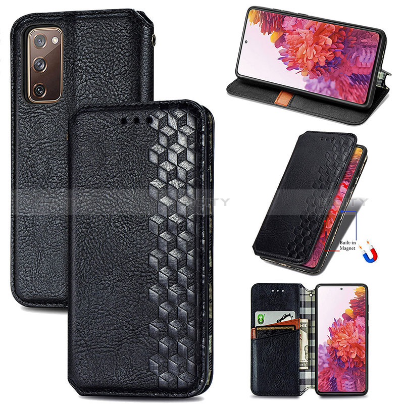 Funda de Cuero Cartera con Soporte Carcasa S01D para Samsung Galaxy S20 FE 5G