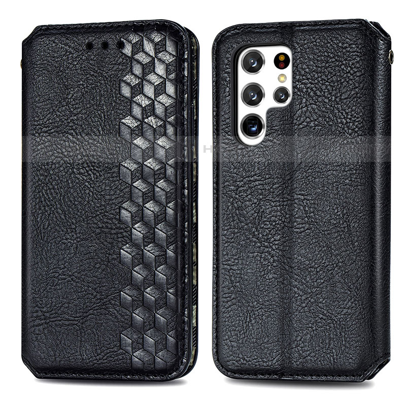 Funda de Cuero Cartera con Soporte Carcasa S01D para Samsung Galaxy S21 Ultra 5G