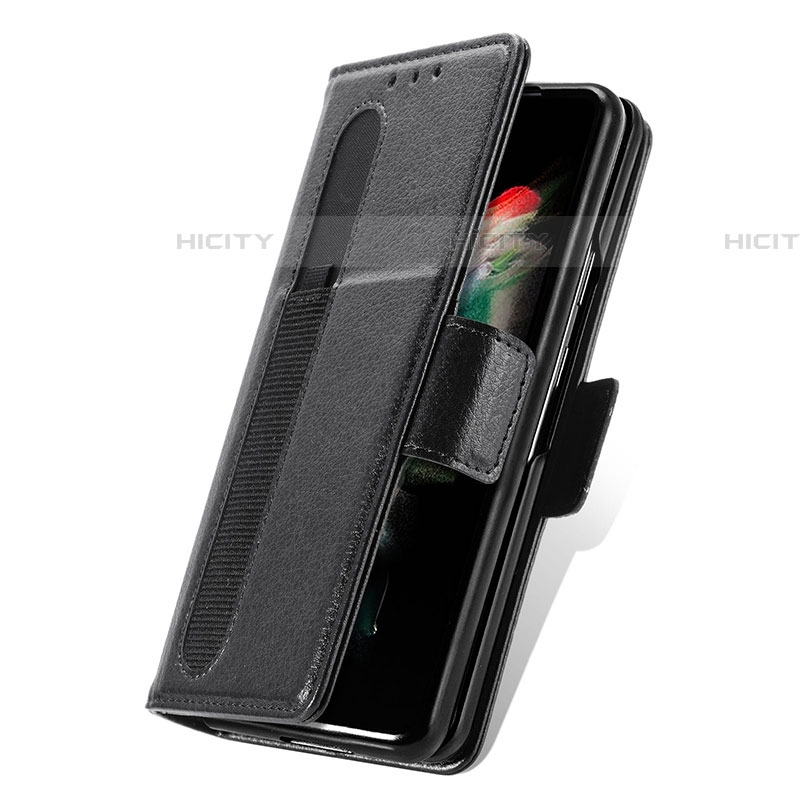 Funda de Cuero Cartera con Soporte Carcasa S01D para Samsung Galaxy Z Fold4 5G