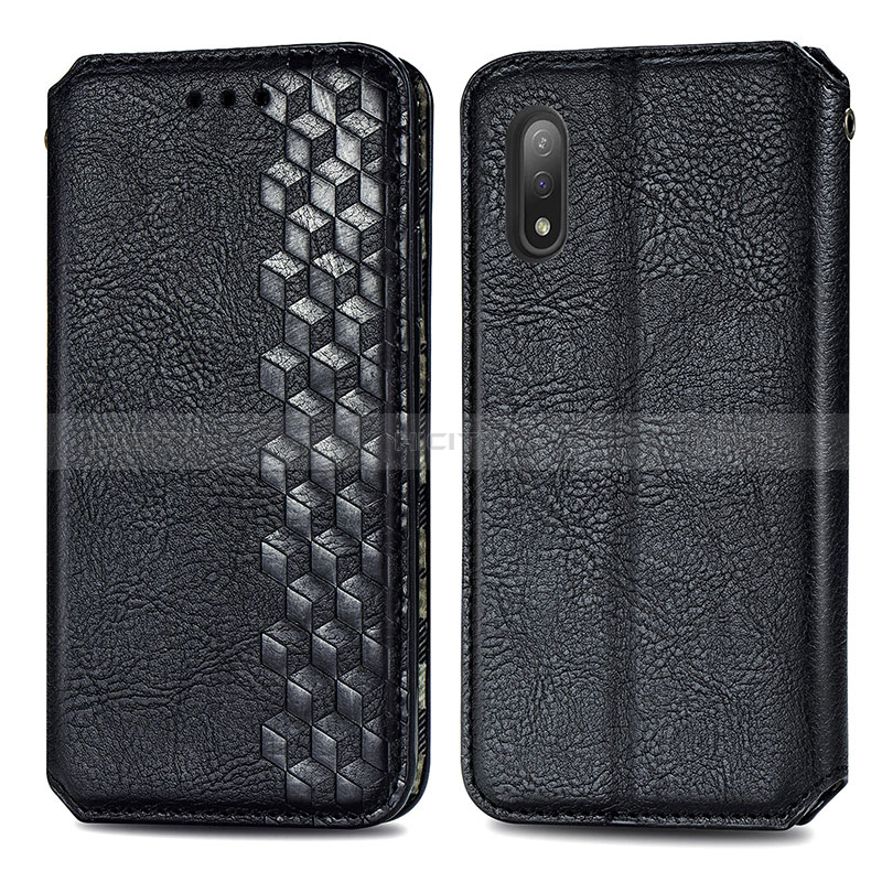 Funda de Cuero Cartera con Soporte Carcasa S01D para Sony Xperia Ace II