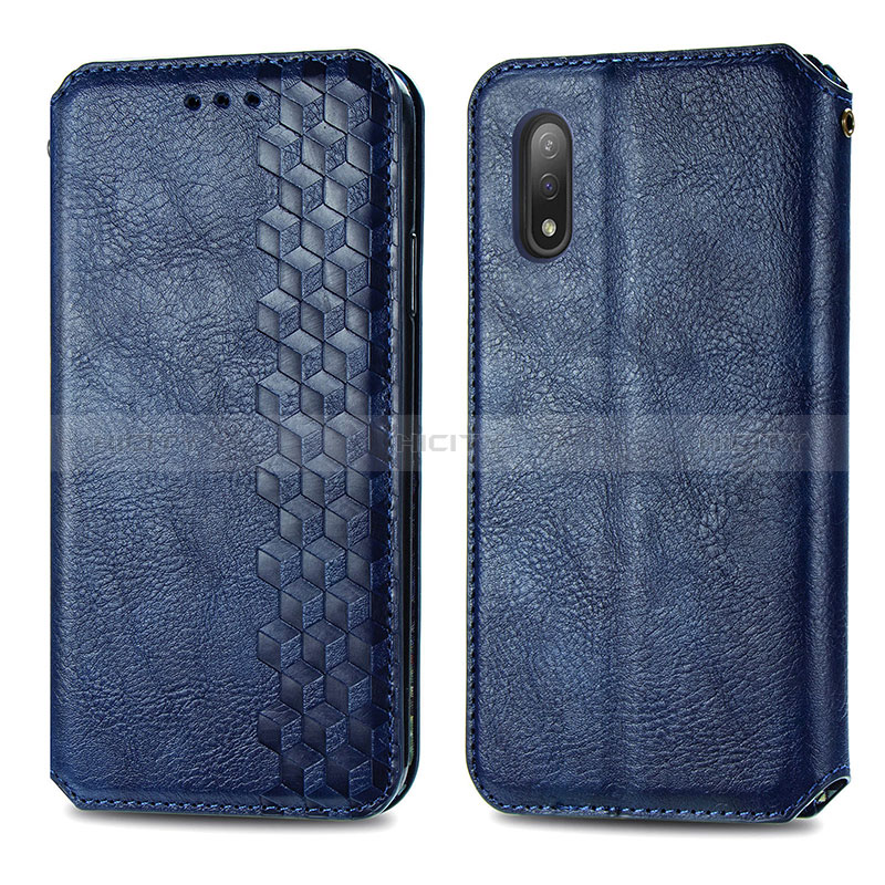 Funda de Cuero Cartera con Soporte Carcasa S01D para Sony Xperia Ace II SO-41B