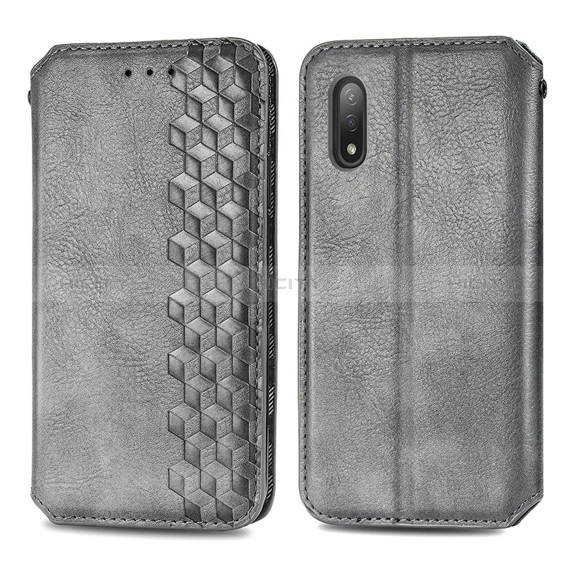 Funda de Cuero Cartera con Soporte Carcasa S01D para Sony Xperia Ace II SO-41B