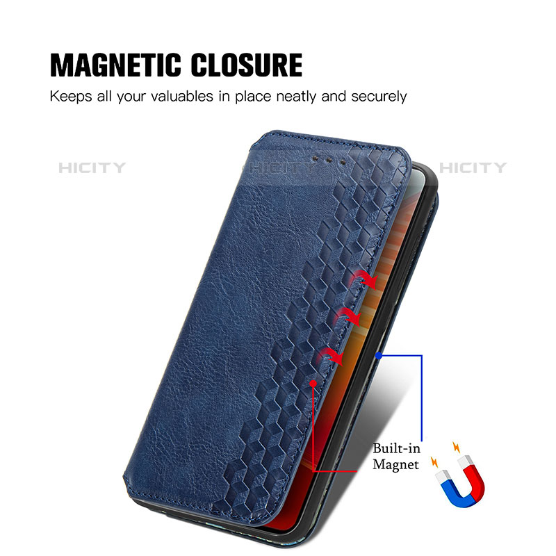 Funda de Cuero Cartera con Soporte Carcasa S01D para Vivo iQOO 9T 5G