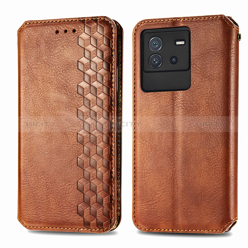 Funda de Cuero Cartera con Soporte Carcasa S01D para Vivo iQOO Neo6 5G