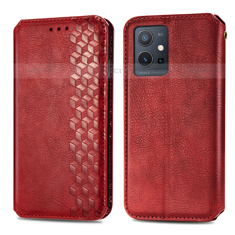 Funda de Cuero Cartera con Soporte Carcasa S01D para Vivo iQOO Z6 5G