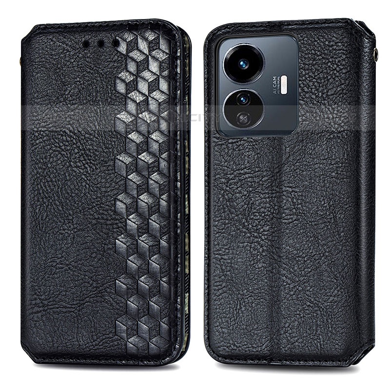 Funda de Cuero Cartera con Soporte Carcasa S01D para Vivo iQOO Z6 Lite 5G