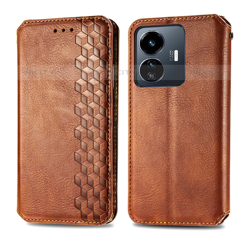 Funda de Cuero Cartera con Soporte Carcasa S01D para Vivo iQOO Z6 Lite 5G