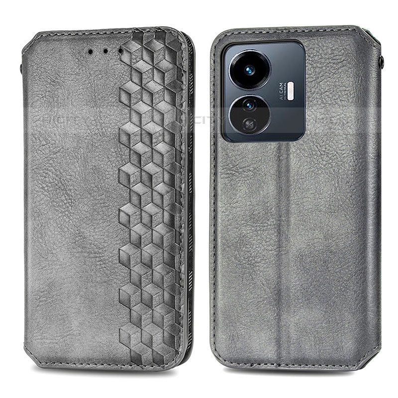 Funda de Cuero Cartera con Soporte Carcasa S01D para Vivo iQOO Z6 Lite 5G