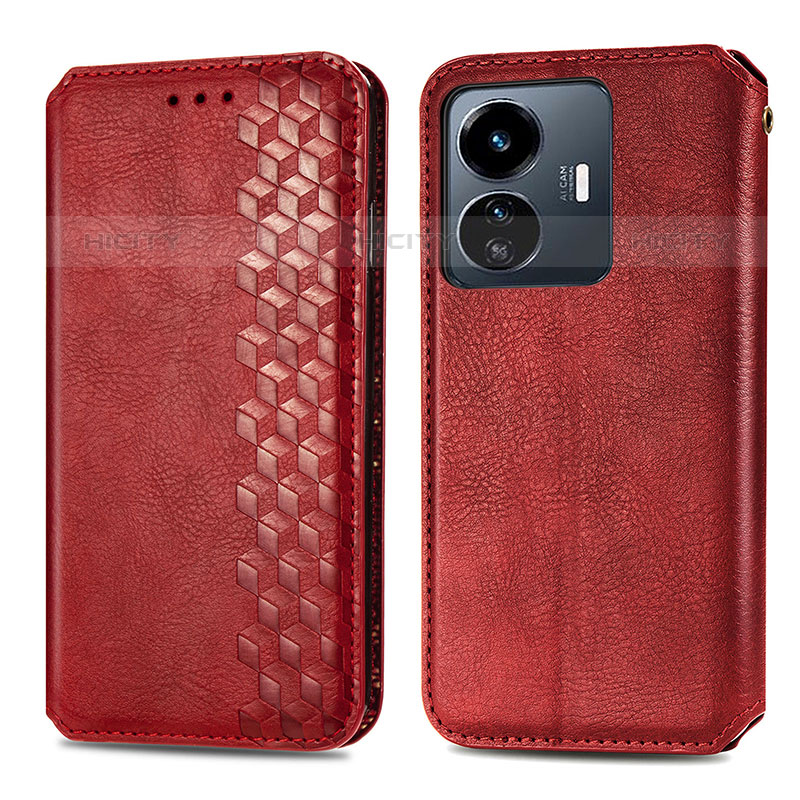 Funda de Cuero Cartera con Soporte Carcasa S01D para Vivo iQOO Z6 Lite 5G