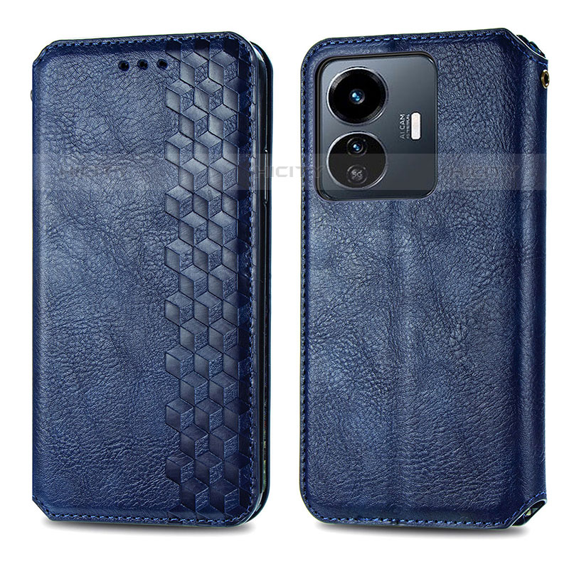 Funda de Cuero Cartera con Soporte Carcasa S01D para Vivo iQOO Z6 Lite 5G