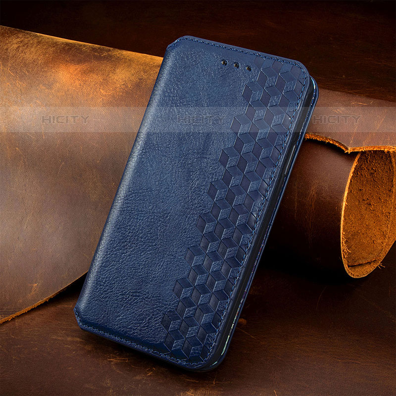 Funda de Cuero Cartera con Soporte Carcasa S01D para Vivo V21e 5G