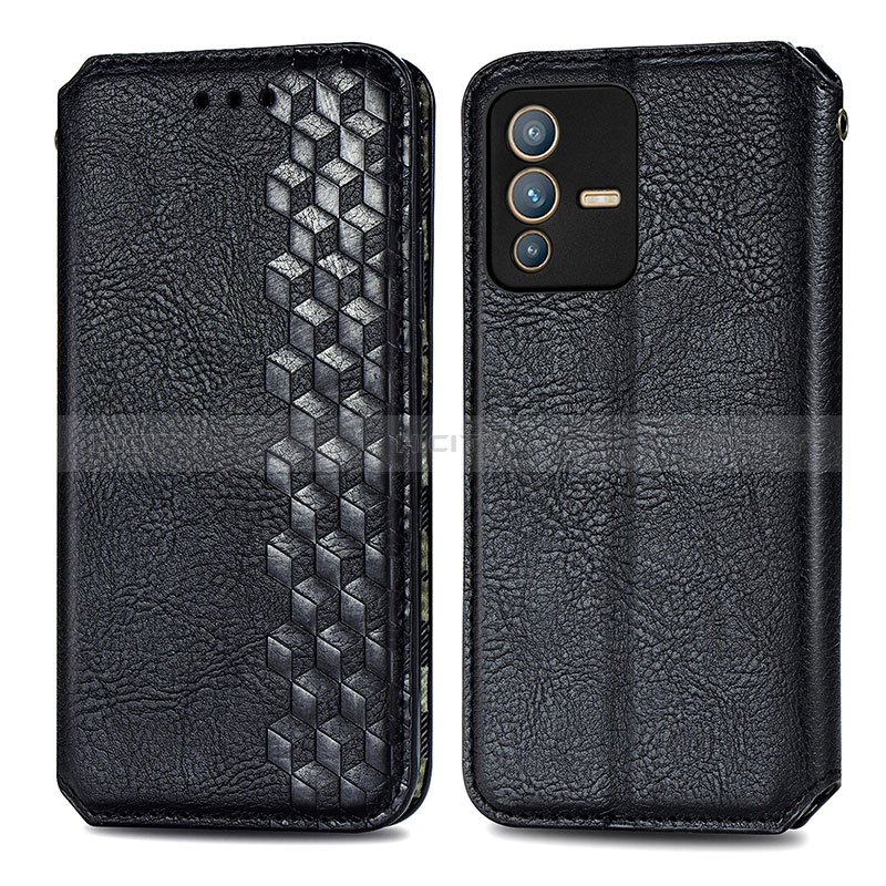 Funda de Cuero Cartera con Soporte Carcasa S01D para Vivo V23 Pro 5G