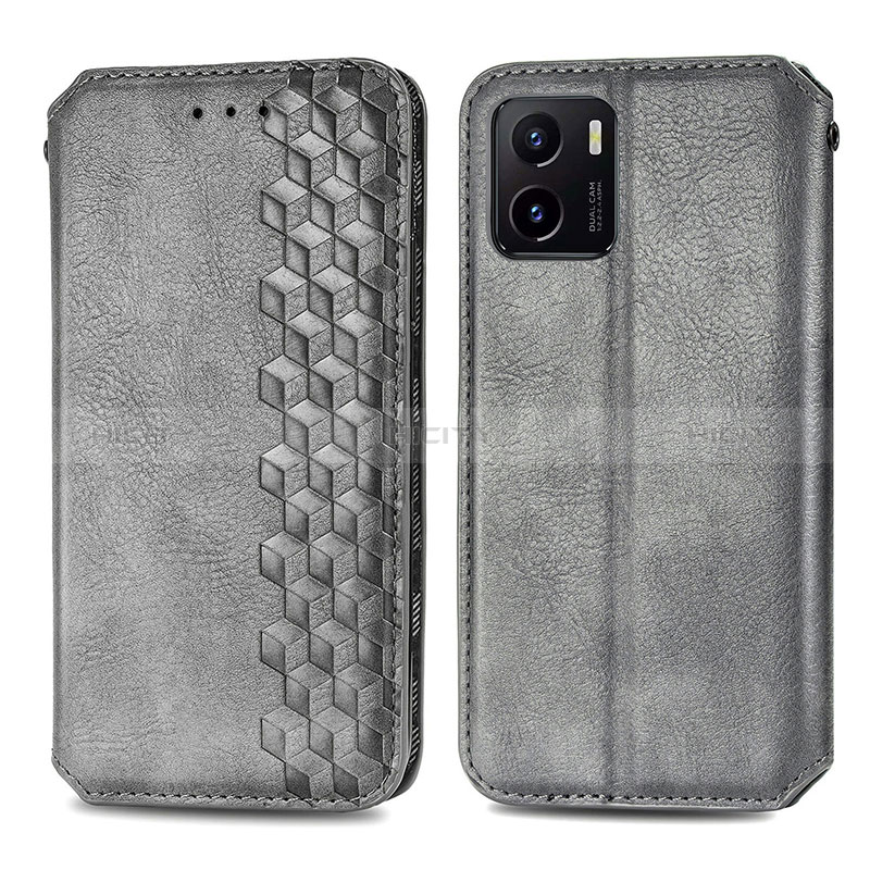 Funda de Cuero Cartera con Soporte Carcasa S01D para Vivo Y01