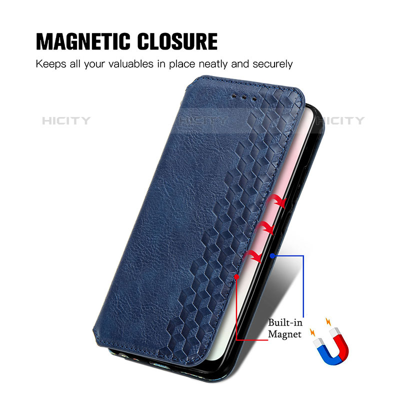 Funda de Cuero Cartera con Soporte Carcasa S01D para Vivo Y11