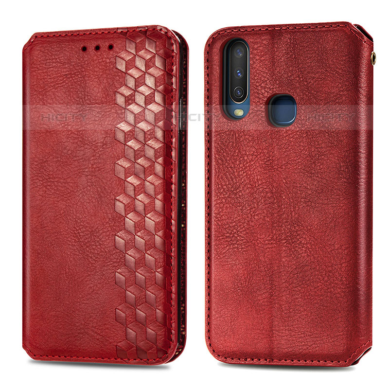 Funda de Cuero Cartera con Soporte Carcasa S01D para Vivo Y11