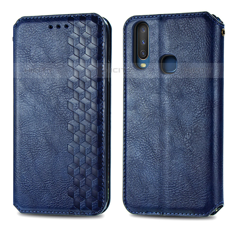 Funda de Cuero Cartera con Soporte Carcasa S01D para Vivo Y11