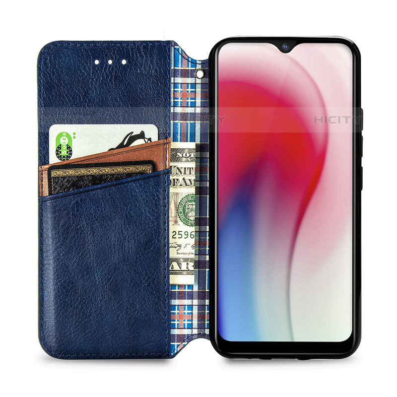 Funda de Cuero Cartera con Soporte Carcasa S01D para Vivo Y11