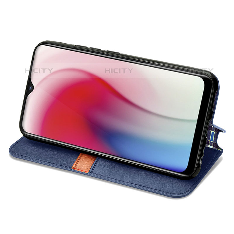 Funda de Cuero Cartera con Soporte Carcasa S01D para Vivo Y11