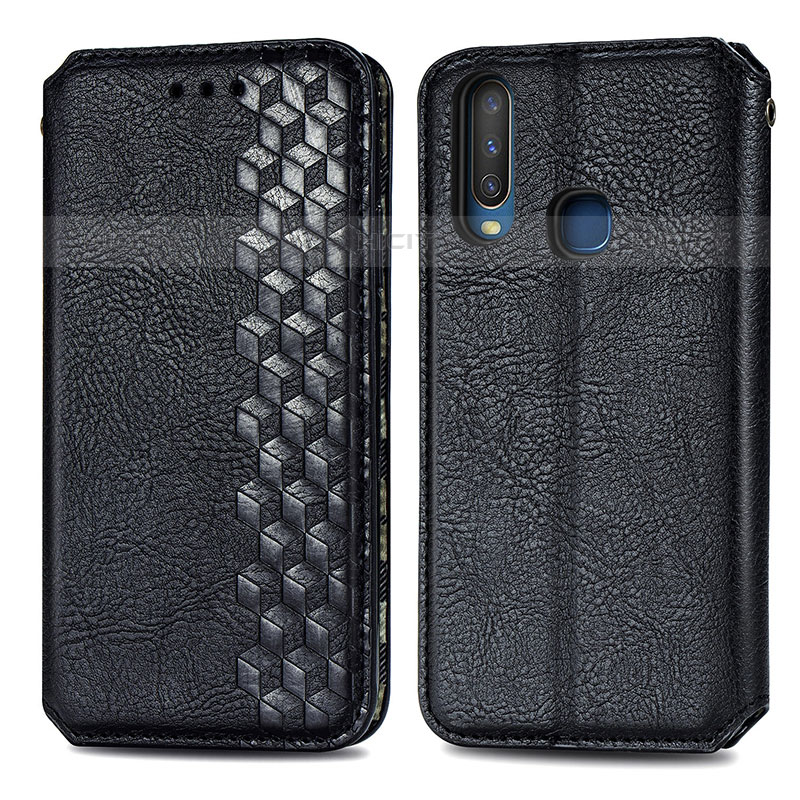 Funda de Cuero Cartera con Soporte Carcasa S01D para Vivo Y3