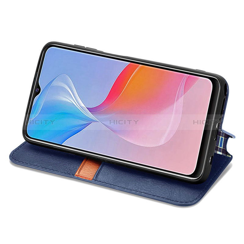 Funda de Cuero Cartera con Soporte Carcasa S01D para Vivo Y33T