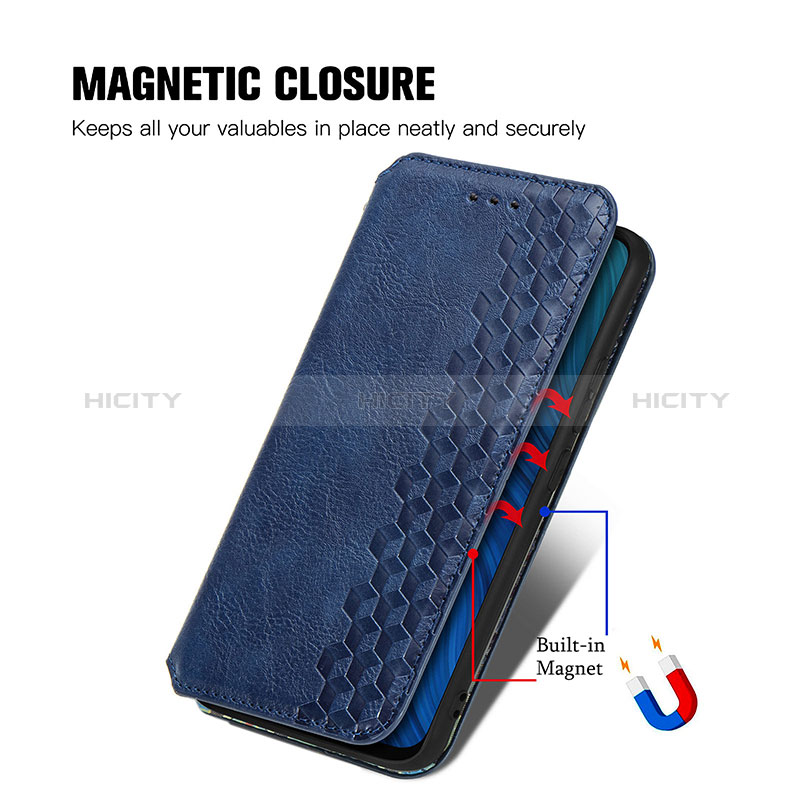 Funda de Cuero Cartera con Soporte Carcasa S01D para Vivo Y50