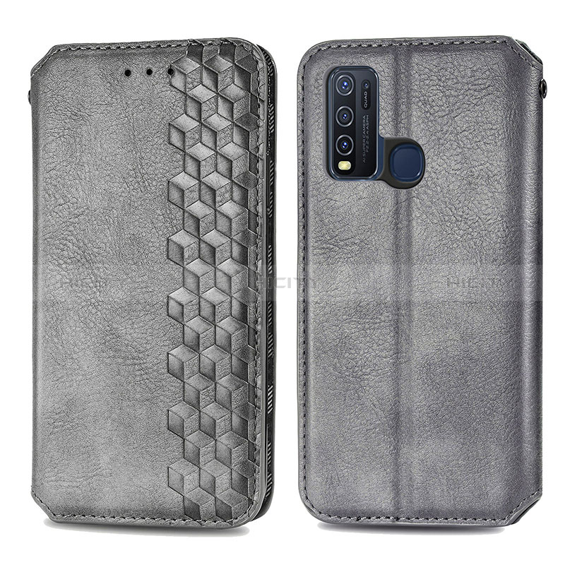 Funda de Cuero Cartera con Soporte Carcasa S01D para Vivo Y50