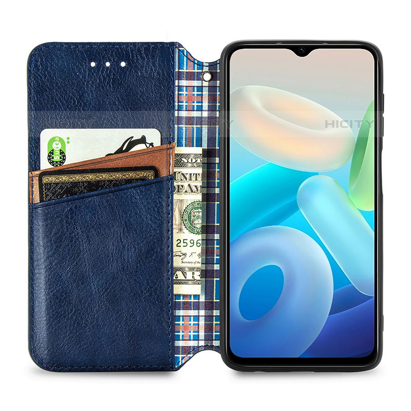 Funda de Cuero Cartera con Soporte Carcasa S01D para Vivo Y74s 5G