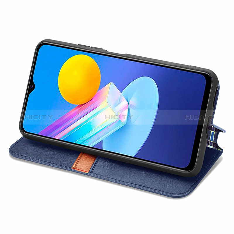 Funda de Cuero Cartera con Soporte Carcasa S01D para Vivo Y75s 5G