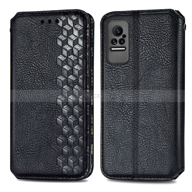 Funda de Cuero Cartera con Soporte Carcasa S01D para Xiaomi Civi 5G Negro