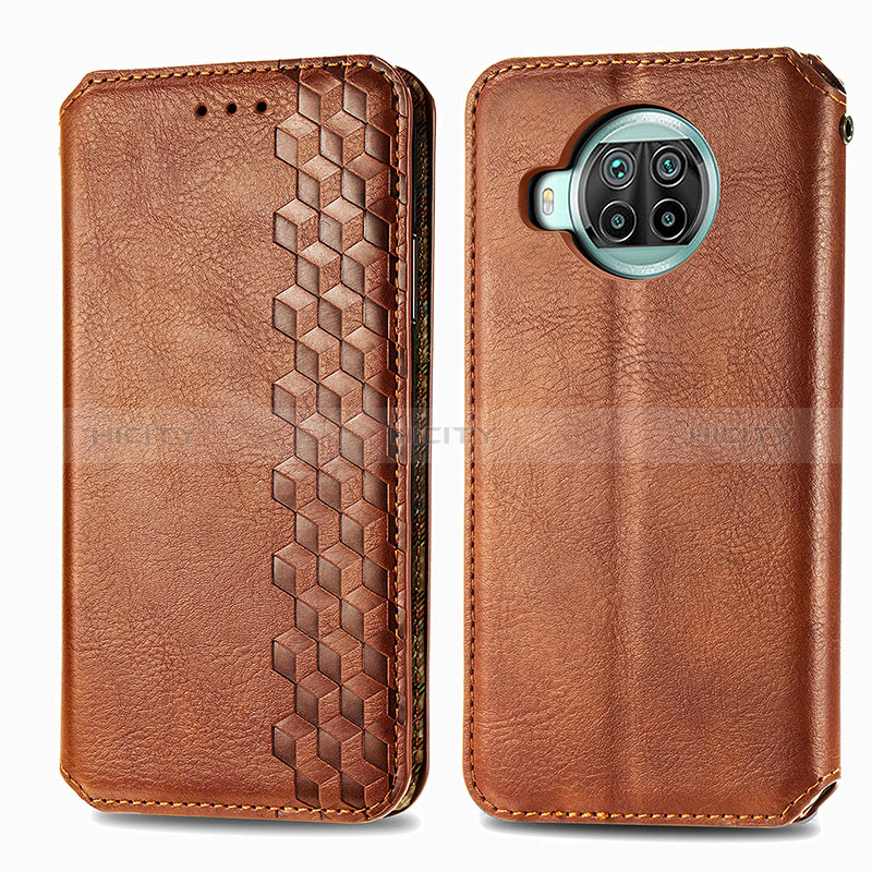 Funda de Cuero Cartera con Soporte Carcasa S01D para Xiaomi Mi 10i 5G