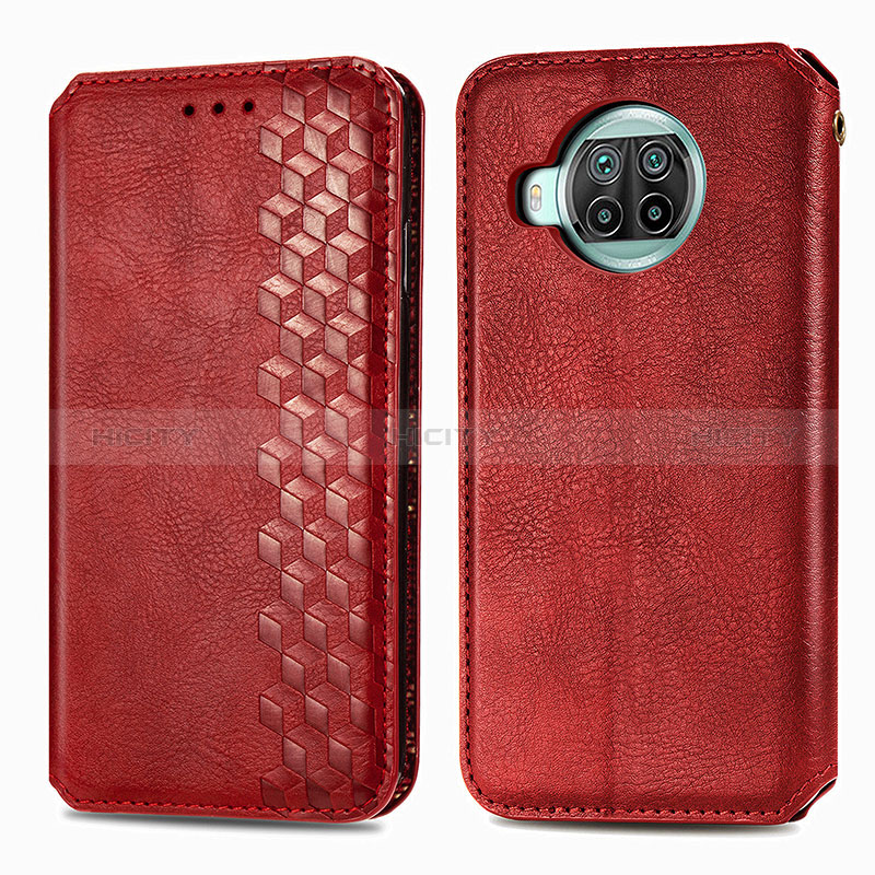 Funda de Cuero Cartera con Soporte Carcasa S01D para Xiaomi Mi 10i 5G