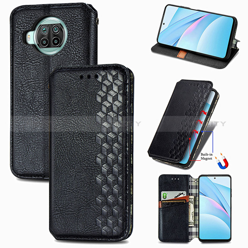 Funda de Cuero Cartera con Soporte Carcasa S01D para Xiaomi Mi 10i 5G