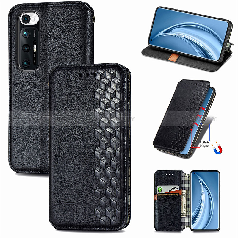 Funda de Cuero Cartera con Soporte Carcasa S01D para Xiaomi Mi 10S 5G