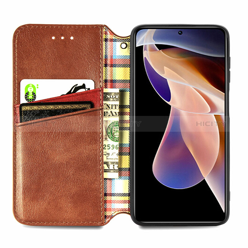 Funda de Cuero Cartera con Soporte Carcasa S01D para Xiaomi Mi 11i 5G (2022)