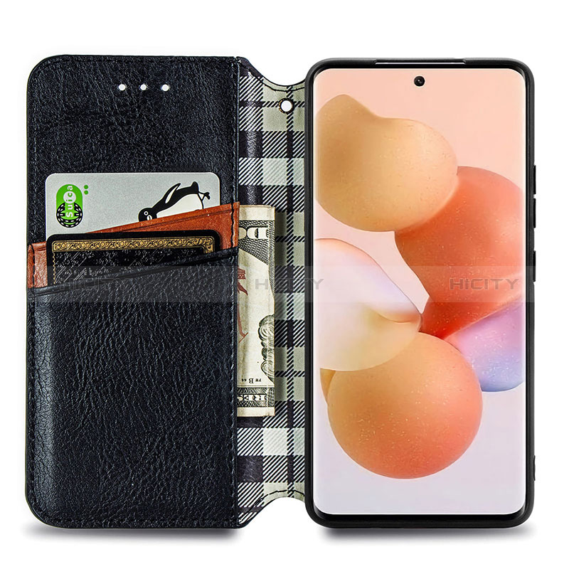 Funda de Cuero Cartera con Soporte Carcasa S01D para Xiaomi Mi 12T 5G