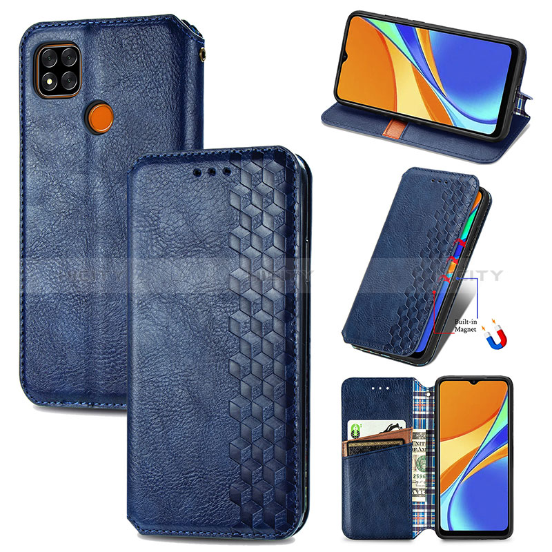 Funda de Cuero Cartera con Soporte Carcasa S01D para Xiaomi POCO C31